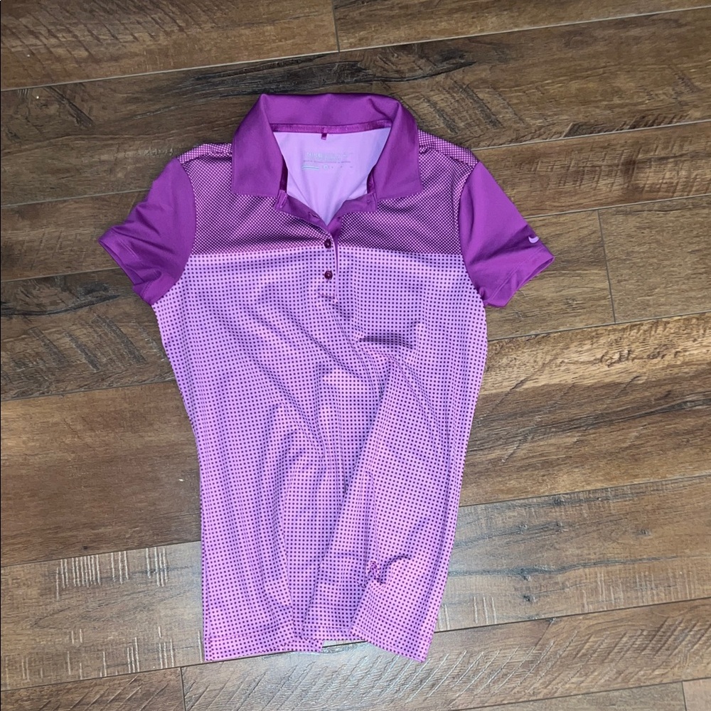 Nike Purple Dri-FIT Polo Shirt